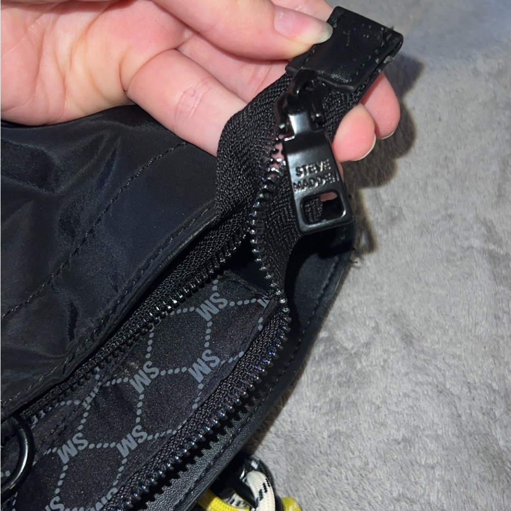 Steve Madden Nylon Tote Bag with Chain Straps - Picture 7 of 8